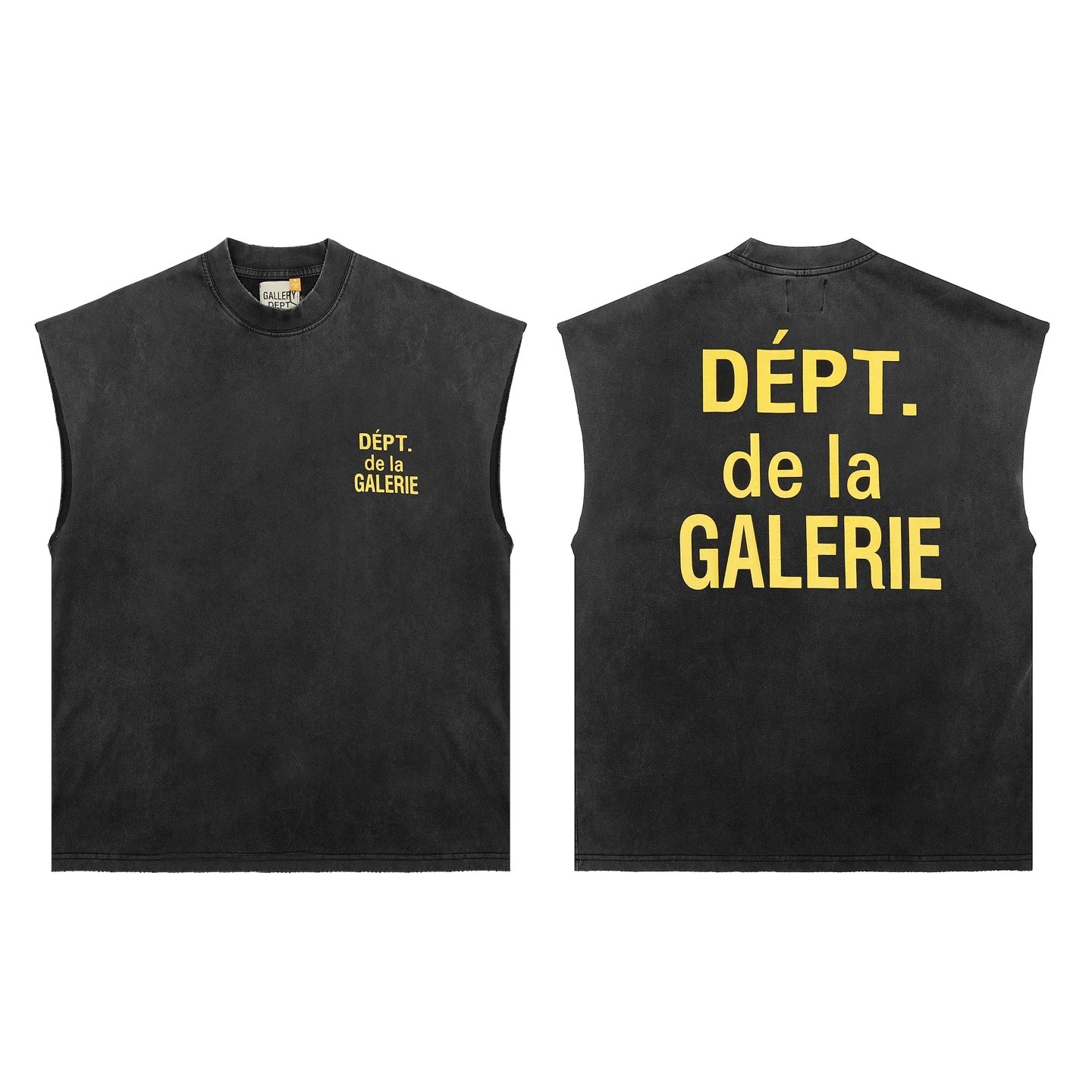 Dépt. de la Galerie Black Sleeveless Top