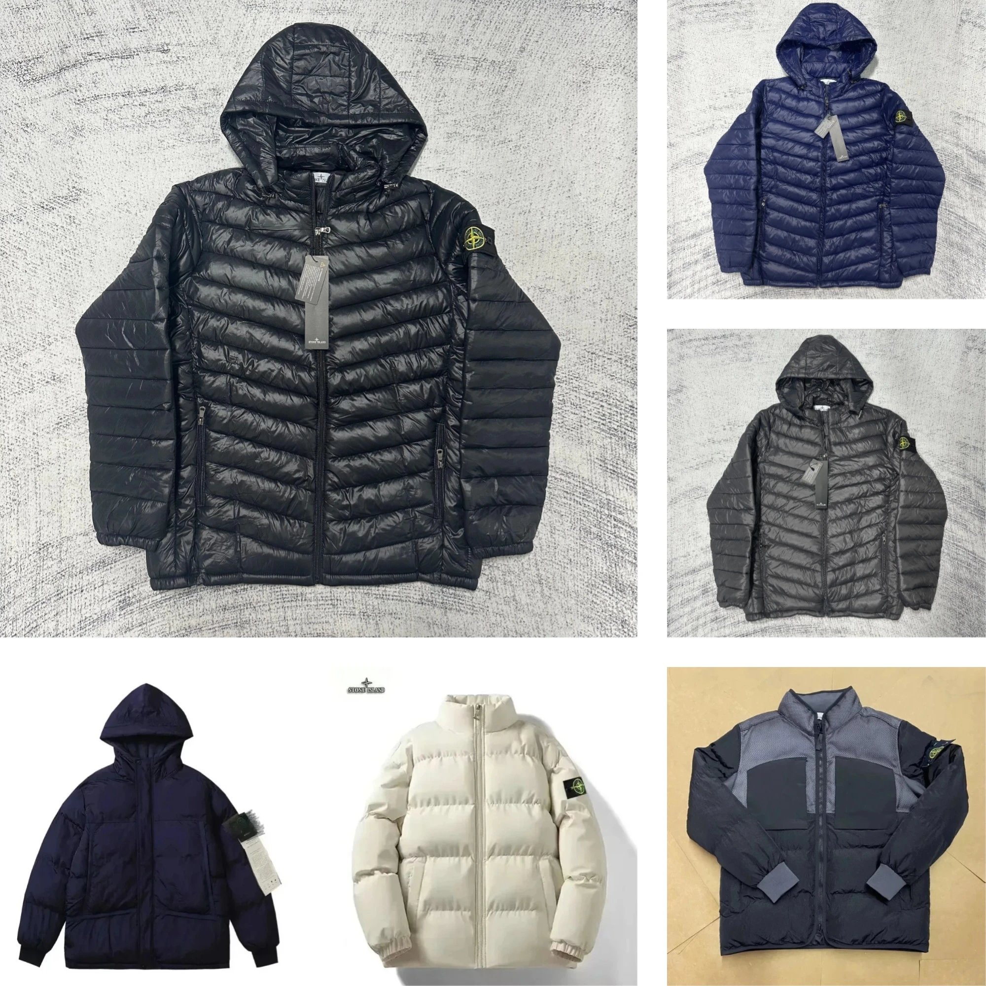 Stone Island Black Puffer Jacket
