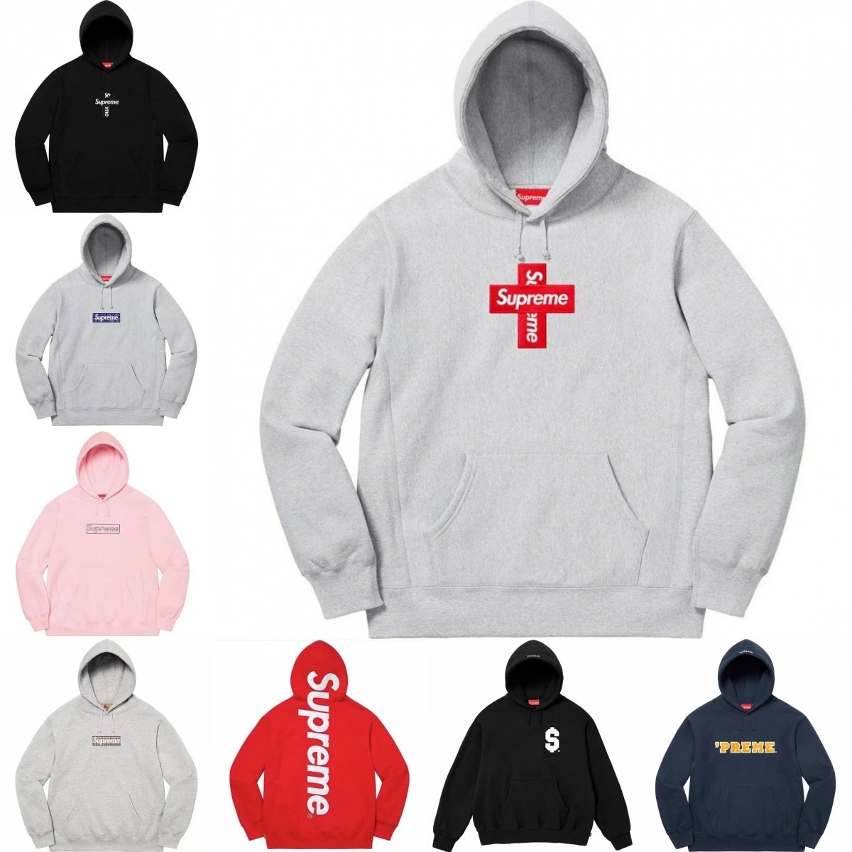 Supreme Grey Hoodie