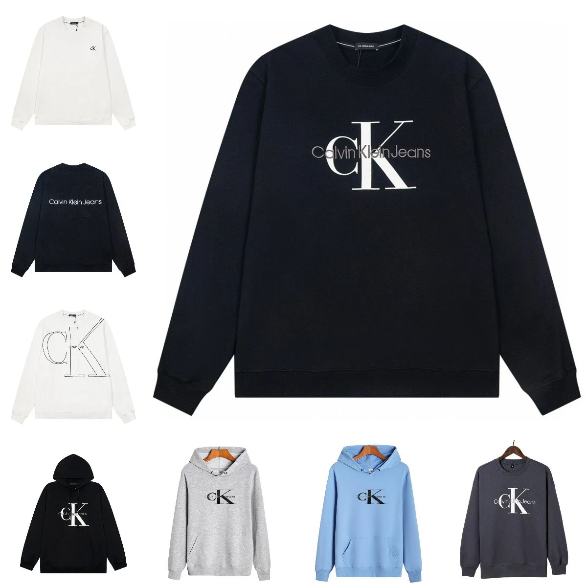 Calvin Klein Jeans Black Long Sleeve Sweatshirt