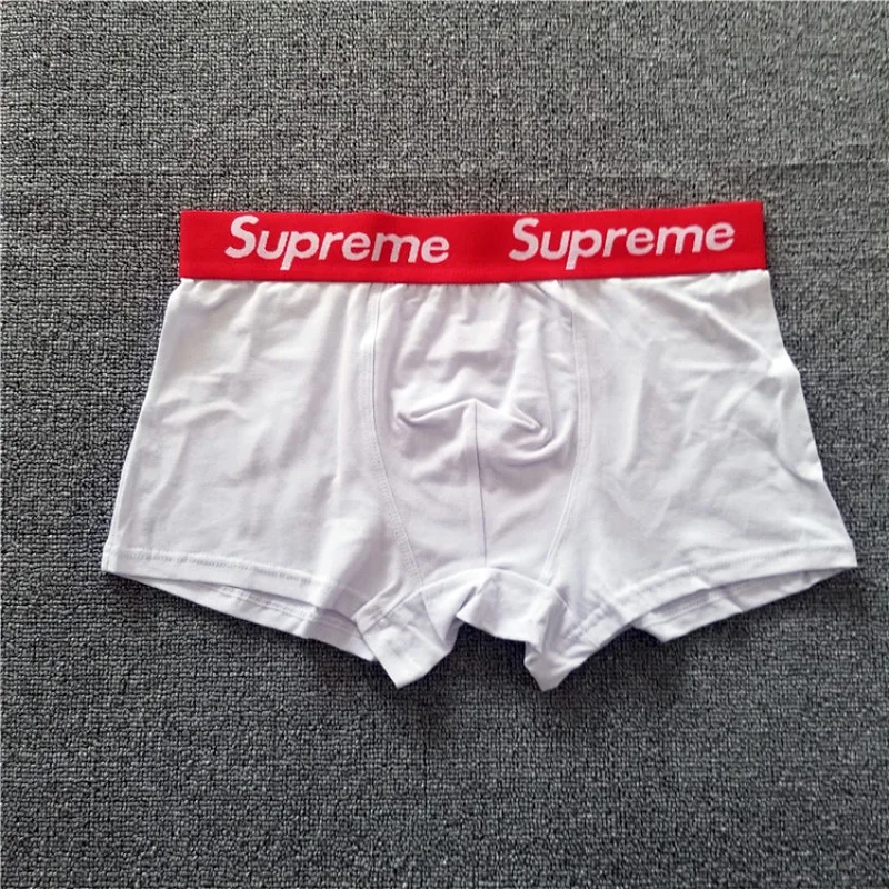 Supreme White Boxer Shorts