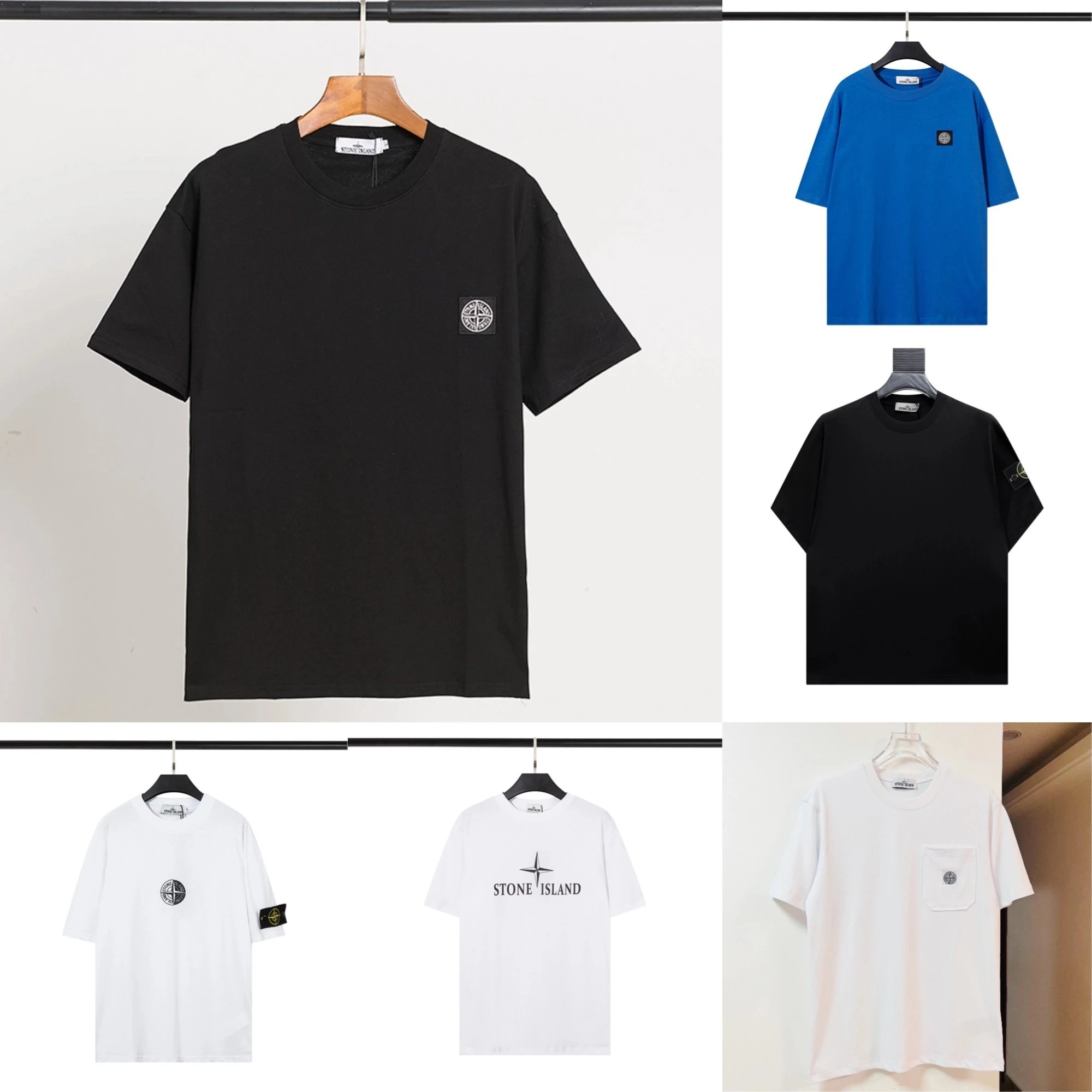 Stone Island Black Short Sleeve T-Shirt