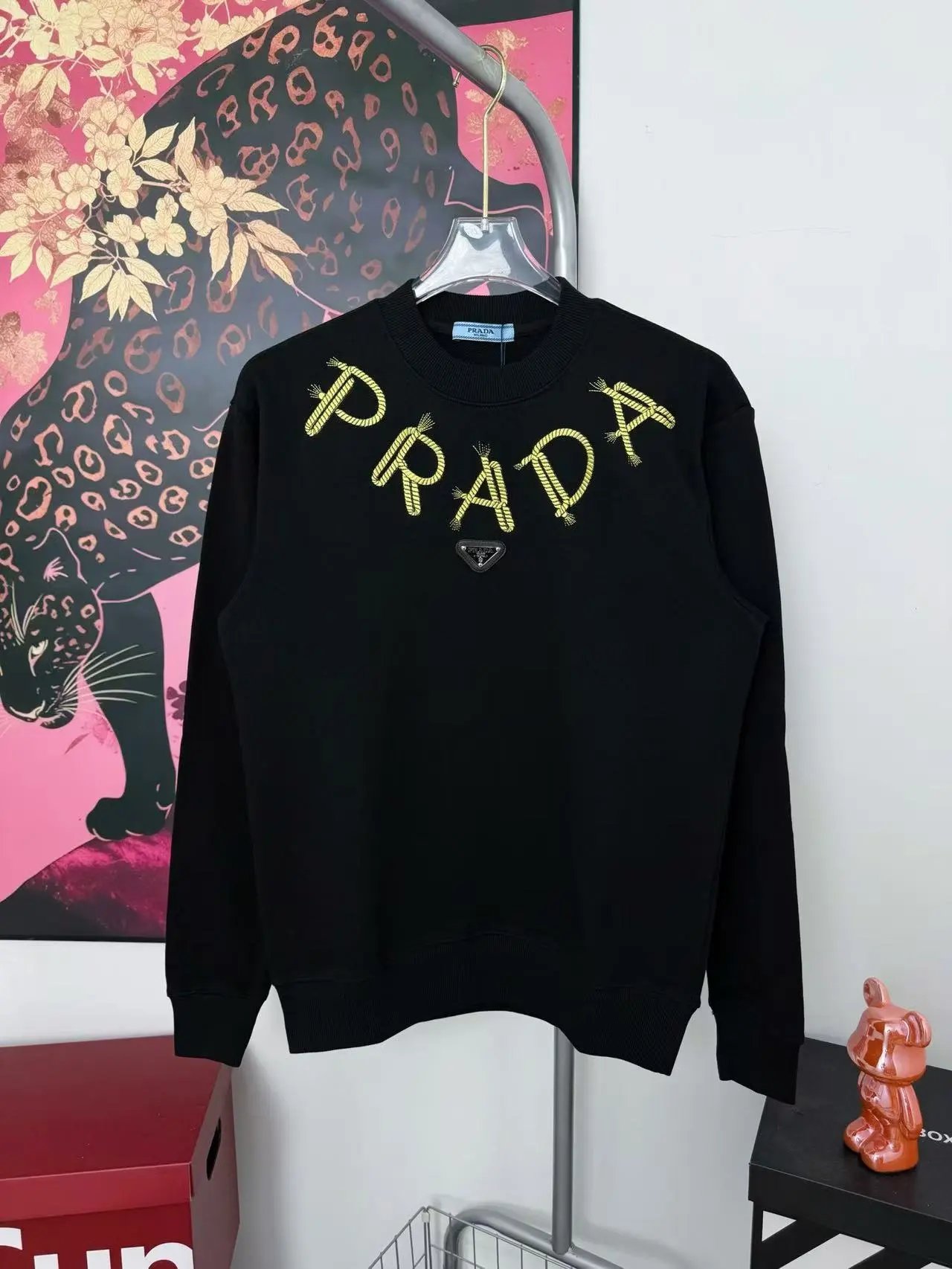 Prada Black Long Sle