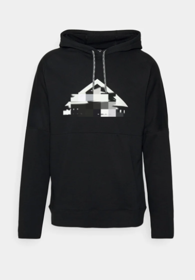 Black Hoodie with Gr