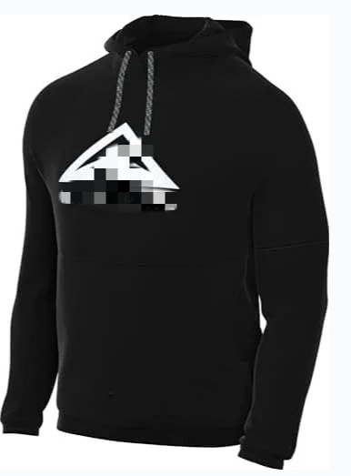 Black Hoodie with Wh