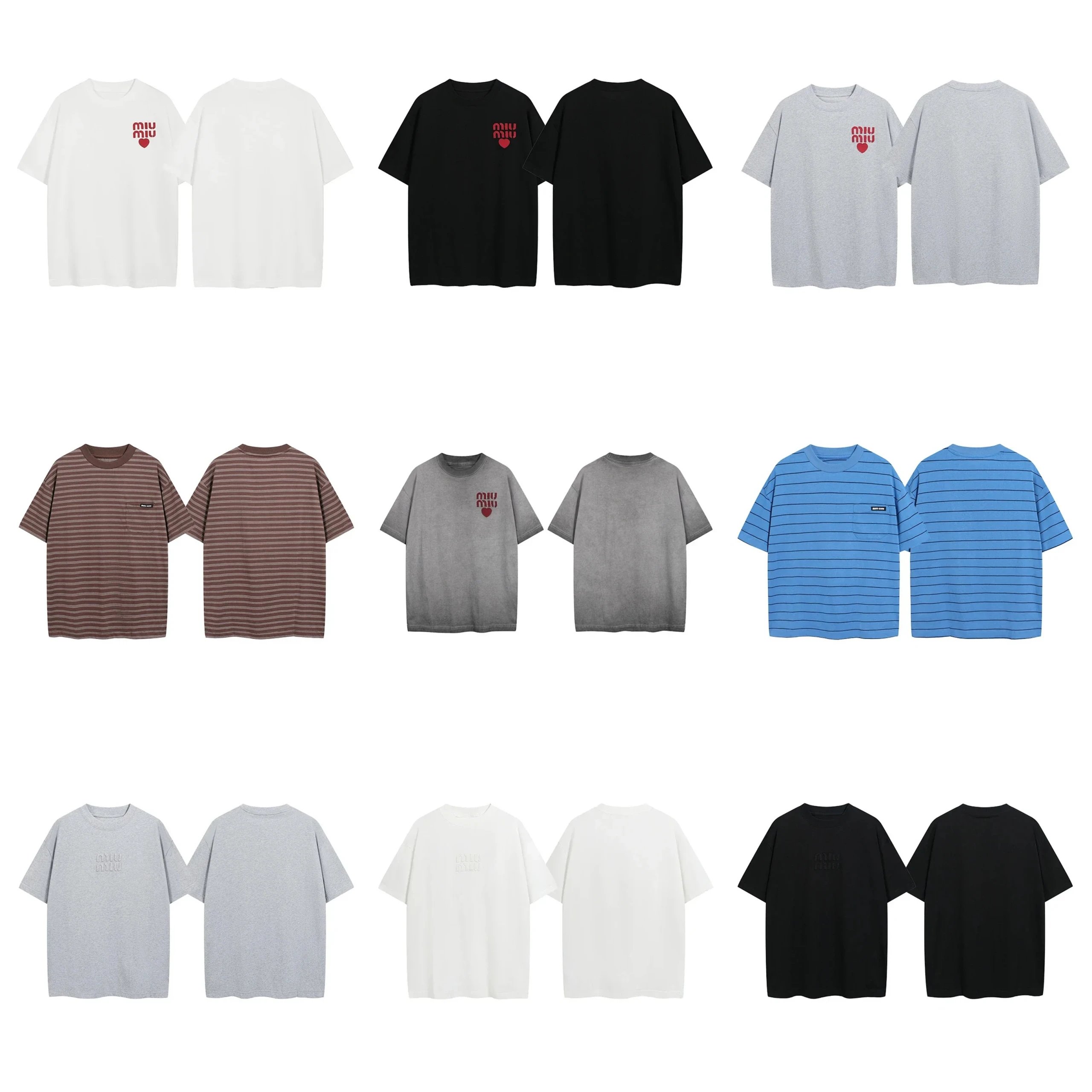 Miu Miu White Short Sleeve T-Shirt