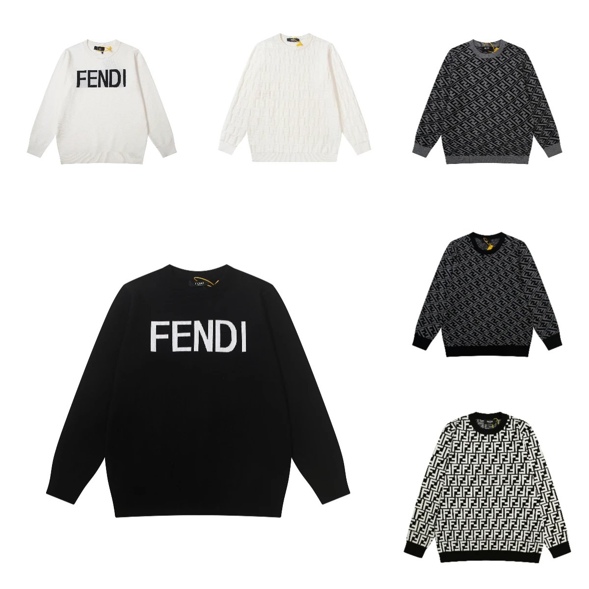 Fendi Black Logo Kni