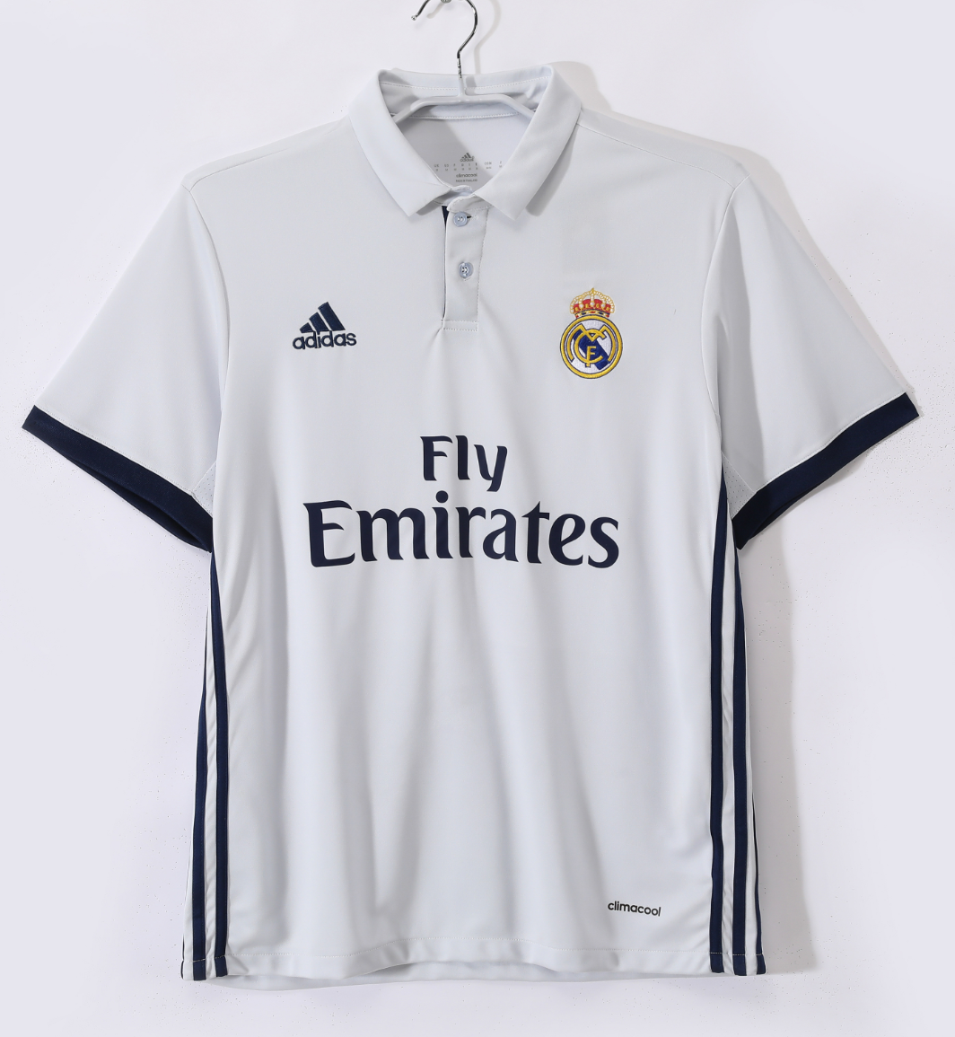Adidas White Real Madrid Polo Shirt