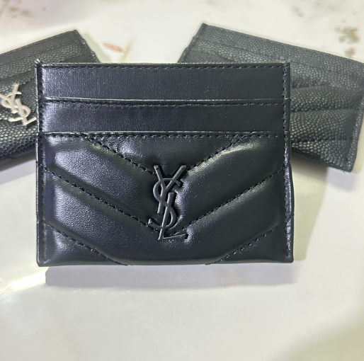 YSL Black Quilted Ca