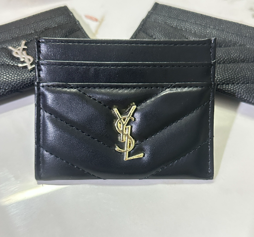 YSL Black Quilted Ca