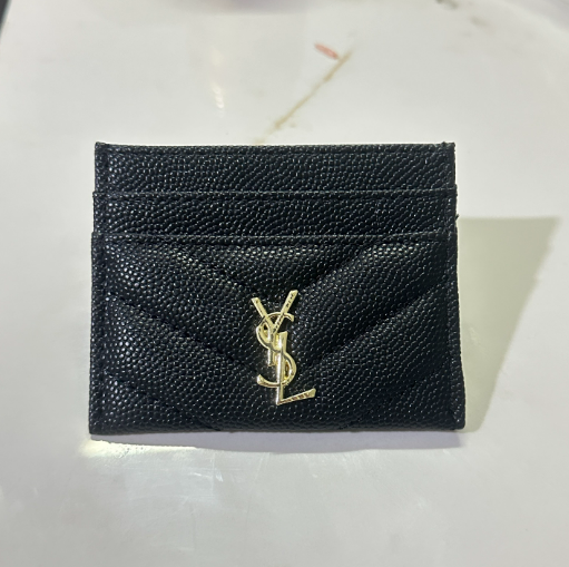 YSL Black Quilted Ca