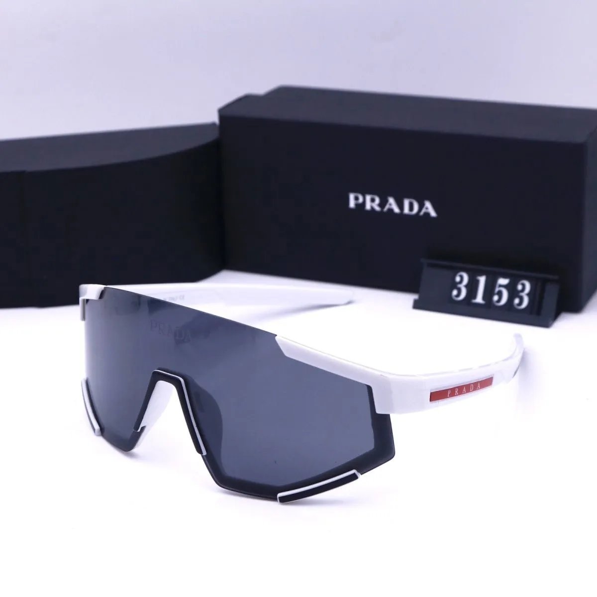 Prada White Sunglasses 3153