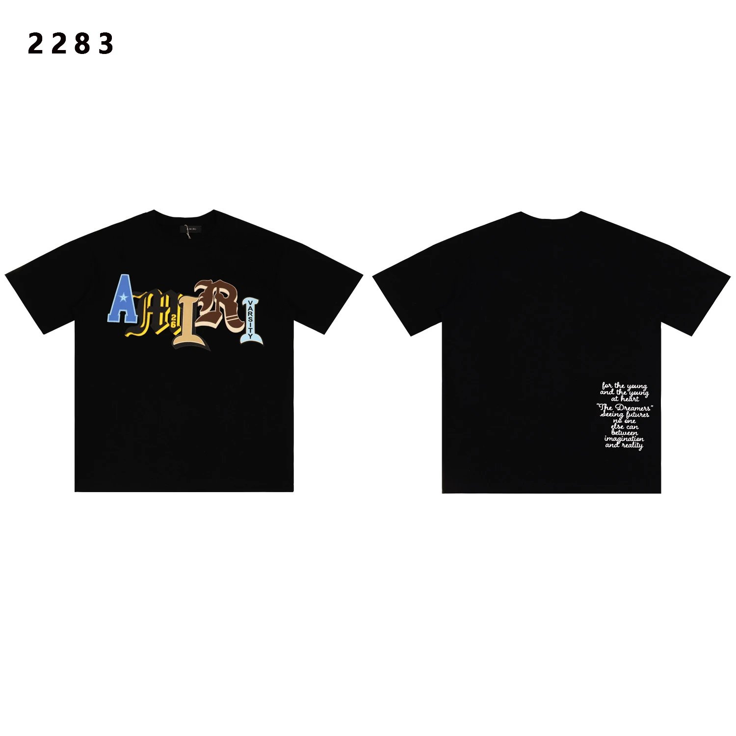 Afri Varsity Black T-Shirt