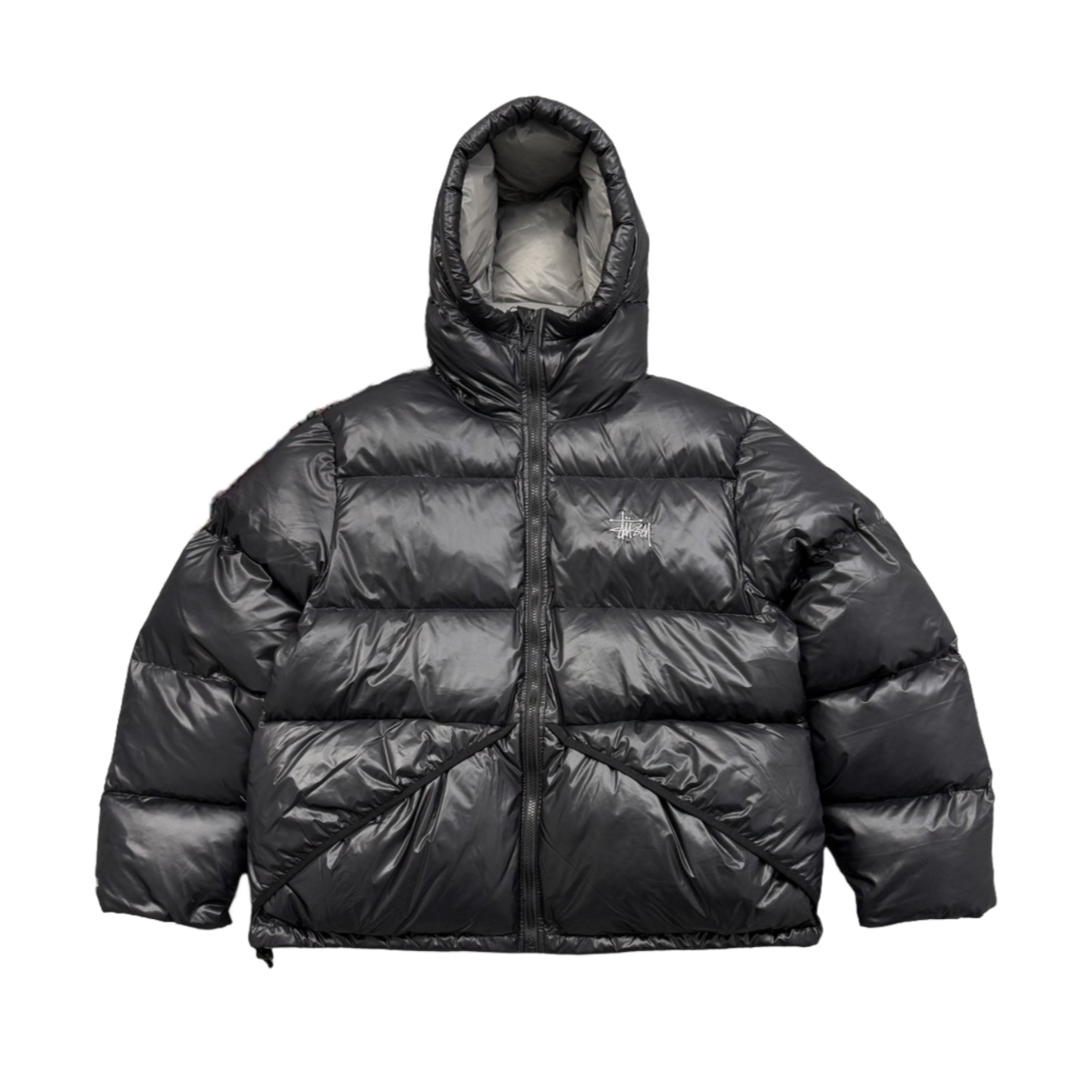 Stüssy Black Puffer Jacket