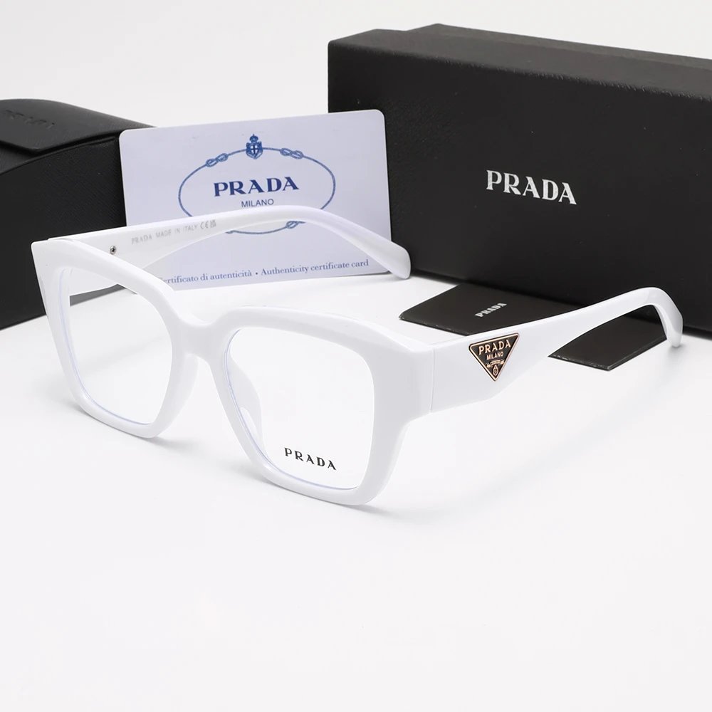 Prada White Square O