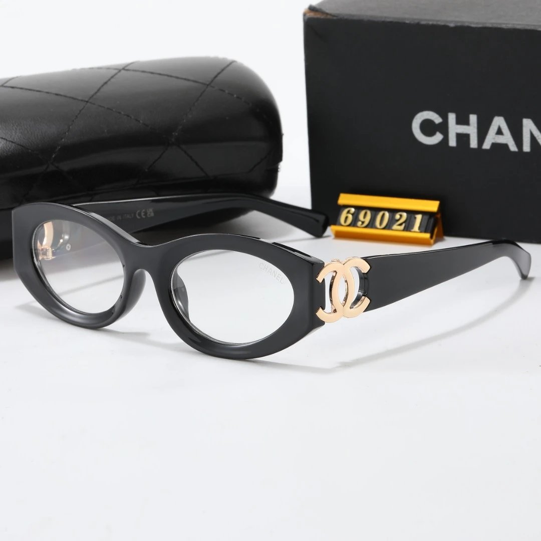 Chanel Black Cat-Eye Eyeglasses Frame