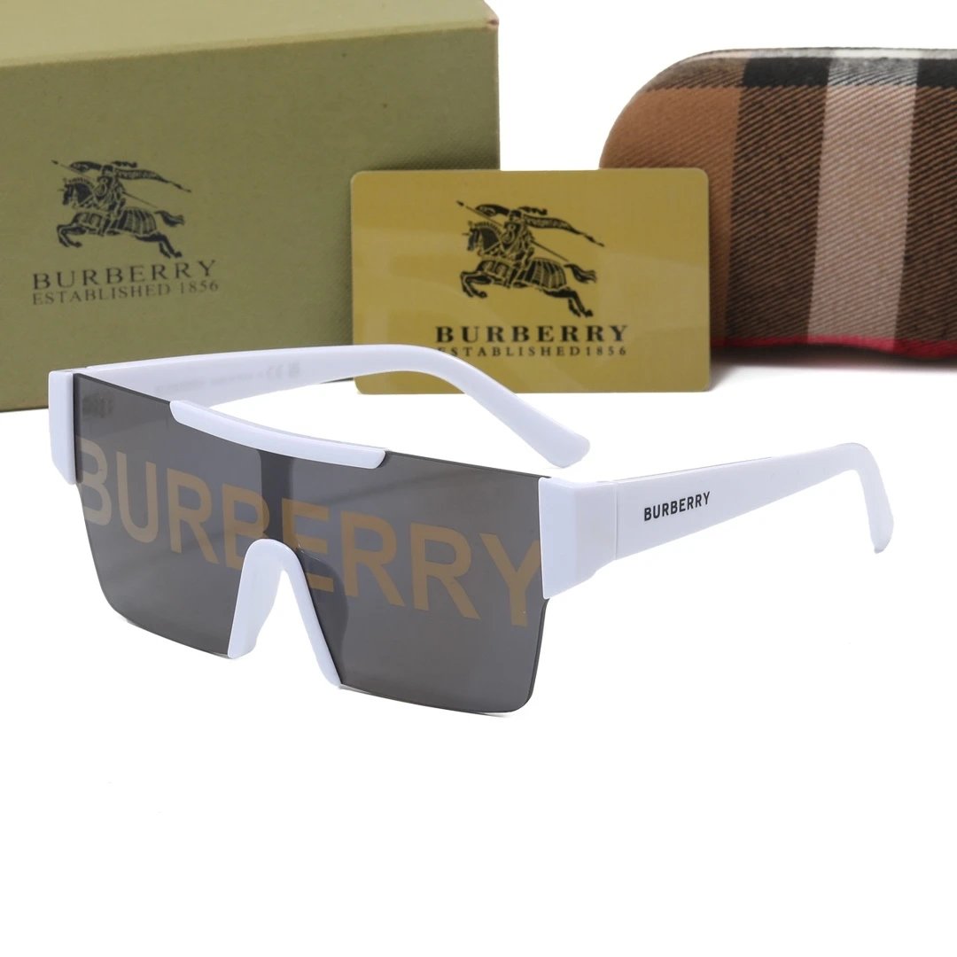 Burberry White Sungl