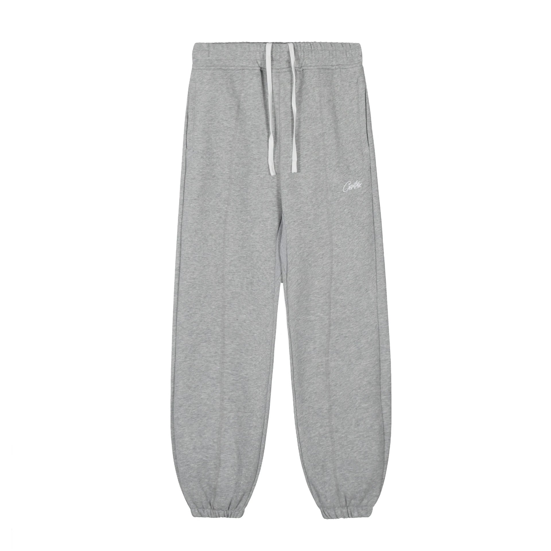 Cotton Grey Drawstring Sweatpants