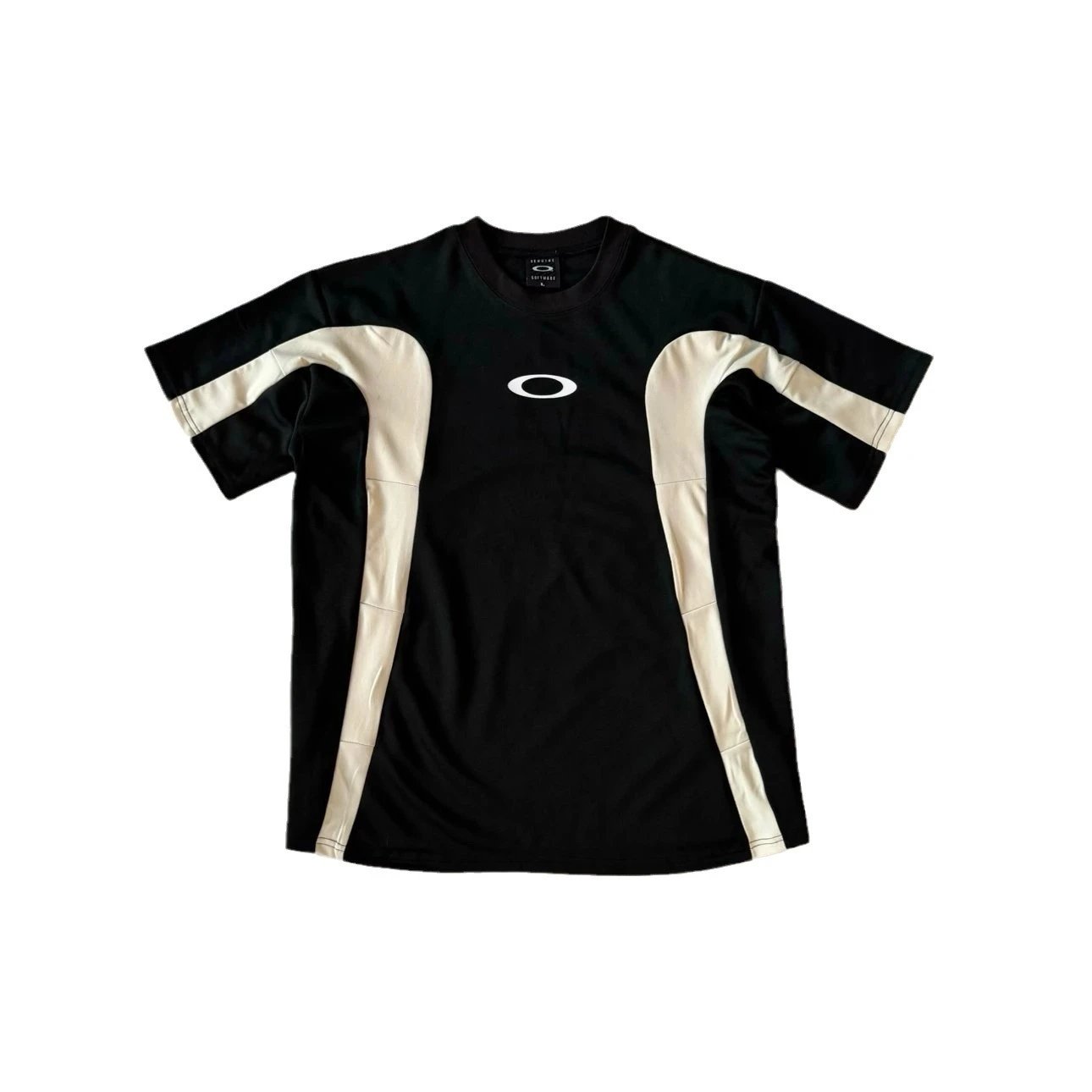 Oakley Black and Beige Panel T-Shirt