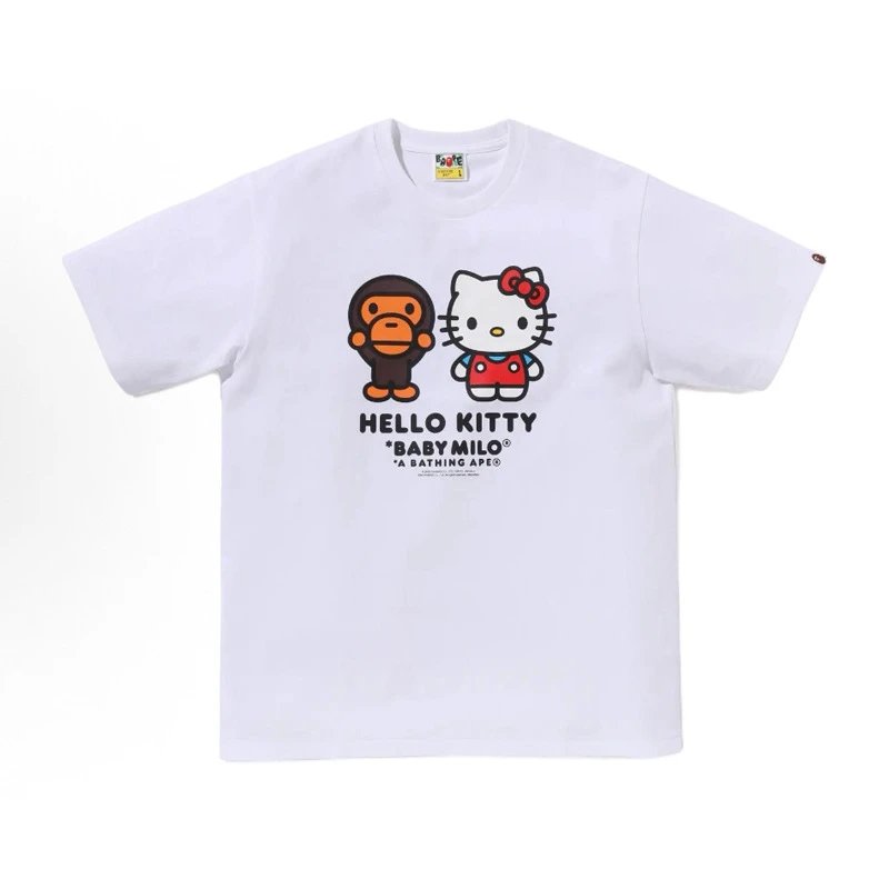 A BATHING APE White Hello Kitty T-Shirt