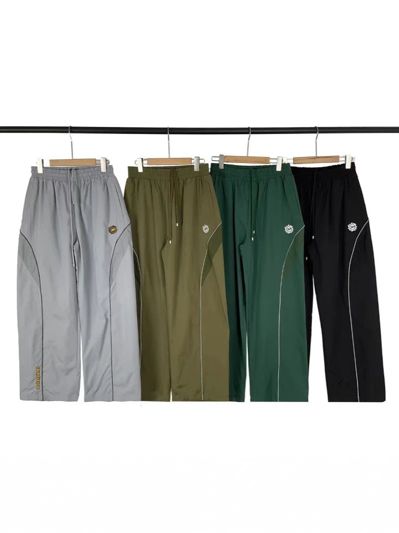 Casual Fit Track Pants in Grey, Olive, Green, and Black