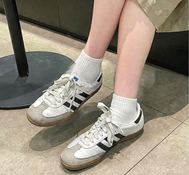 Adidas White Samba Sneakers