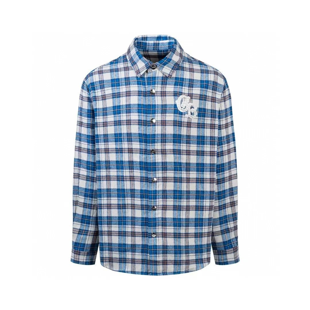 Gucci Blue Plaid Lon