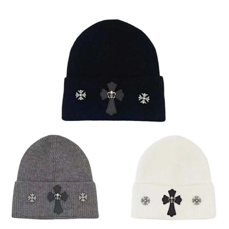 Chrome Hearts Black Knit Beanie