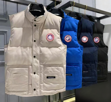 Canada Goose Beige Puffer Vest