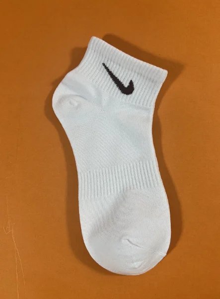 Nike White Ankle Soc