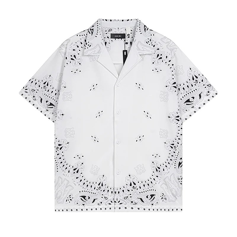 Amiri White Paisley 