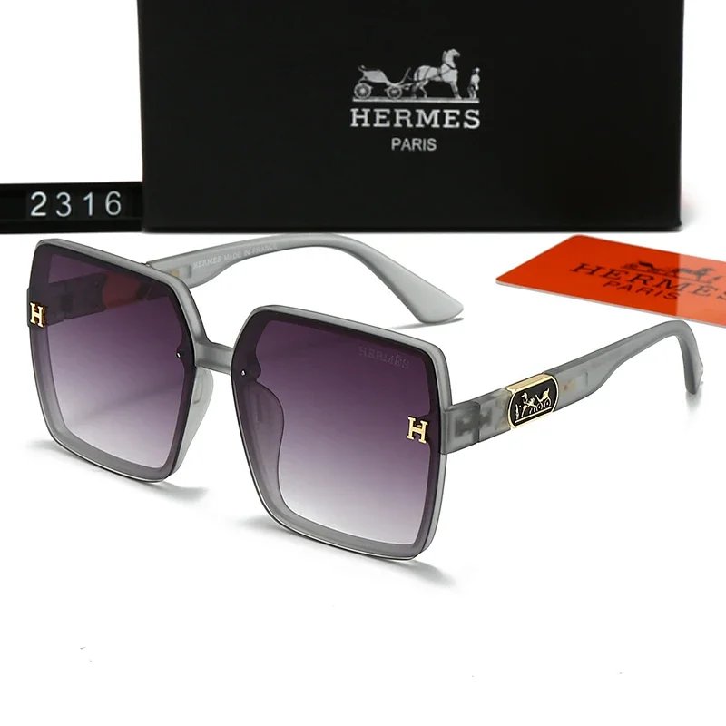 Hermès Grey Gradient Sunglasses