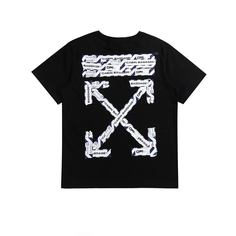 Off-White Black Short Sleeve T-Shirt
