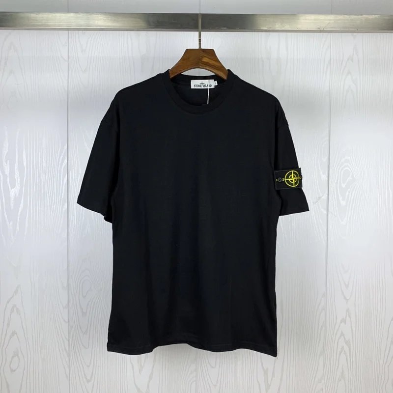Stone Island Black Short Sleeve T-Shirt