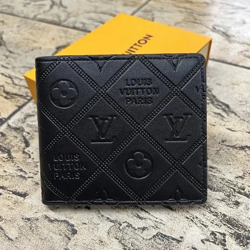 Louis Vuitton Black Monogram Bifold Wallet