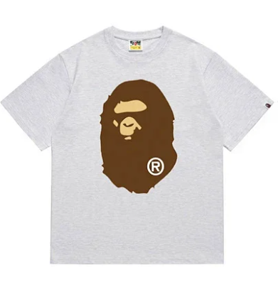 A Bathing Ape Grey T