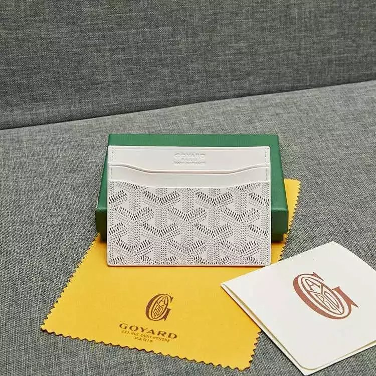 Goyard White Card Ho