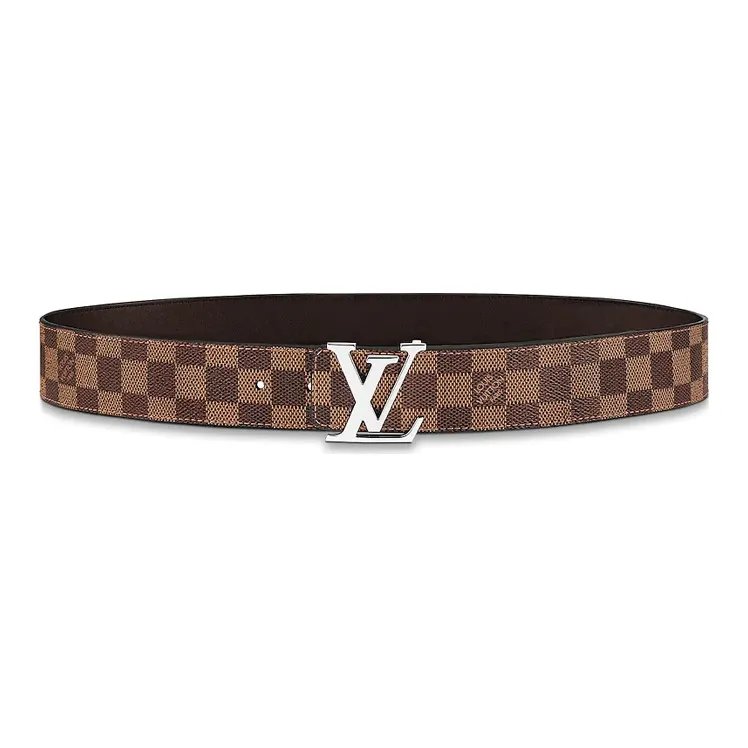 Louis Vuitton Brown Checkered Belt