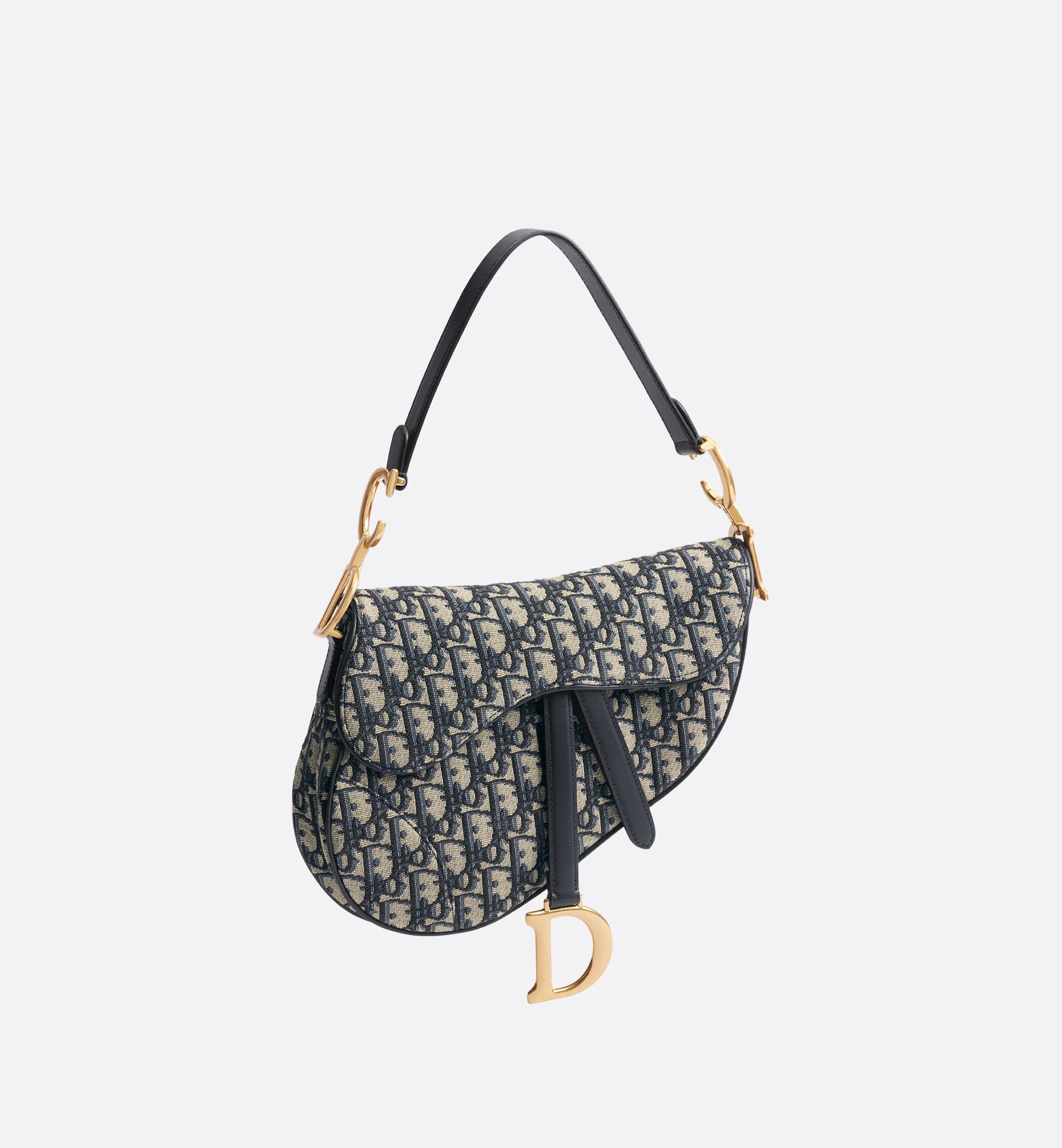 Dior Navy Saddle Shoulder Bag