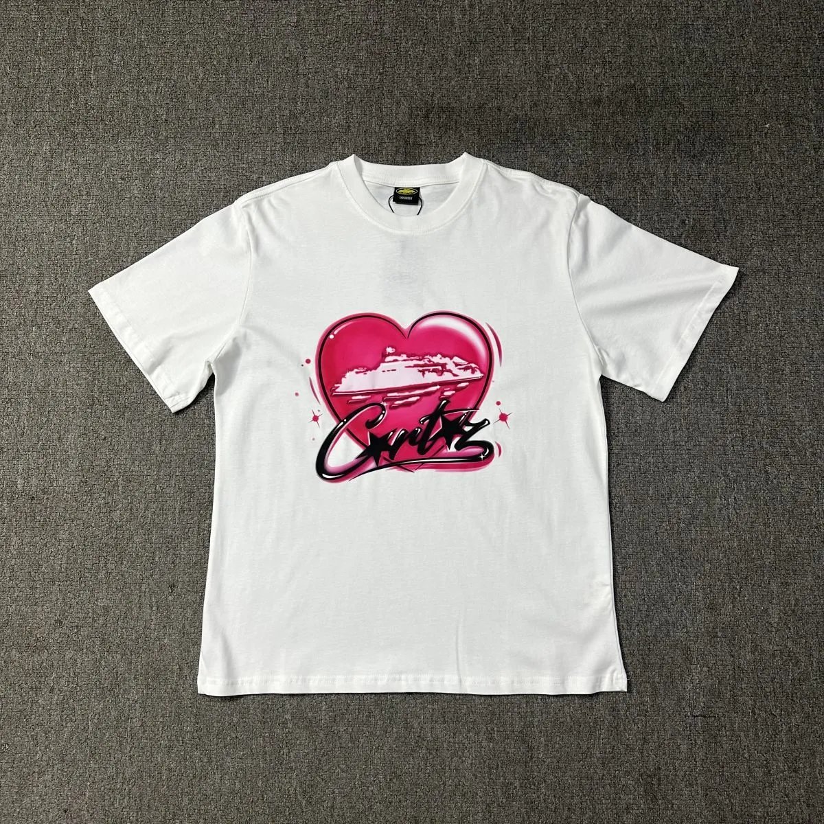 White Graphic Heart 
