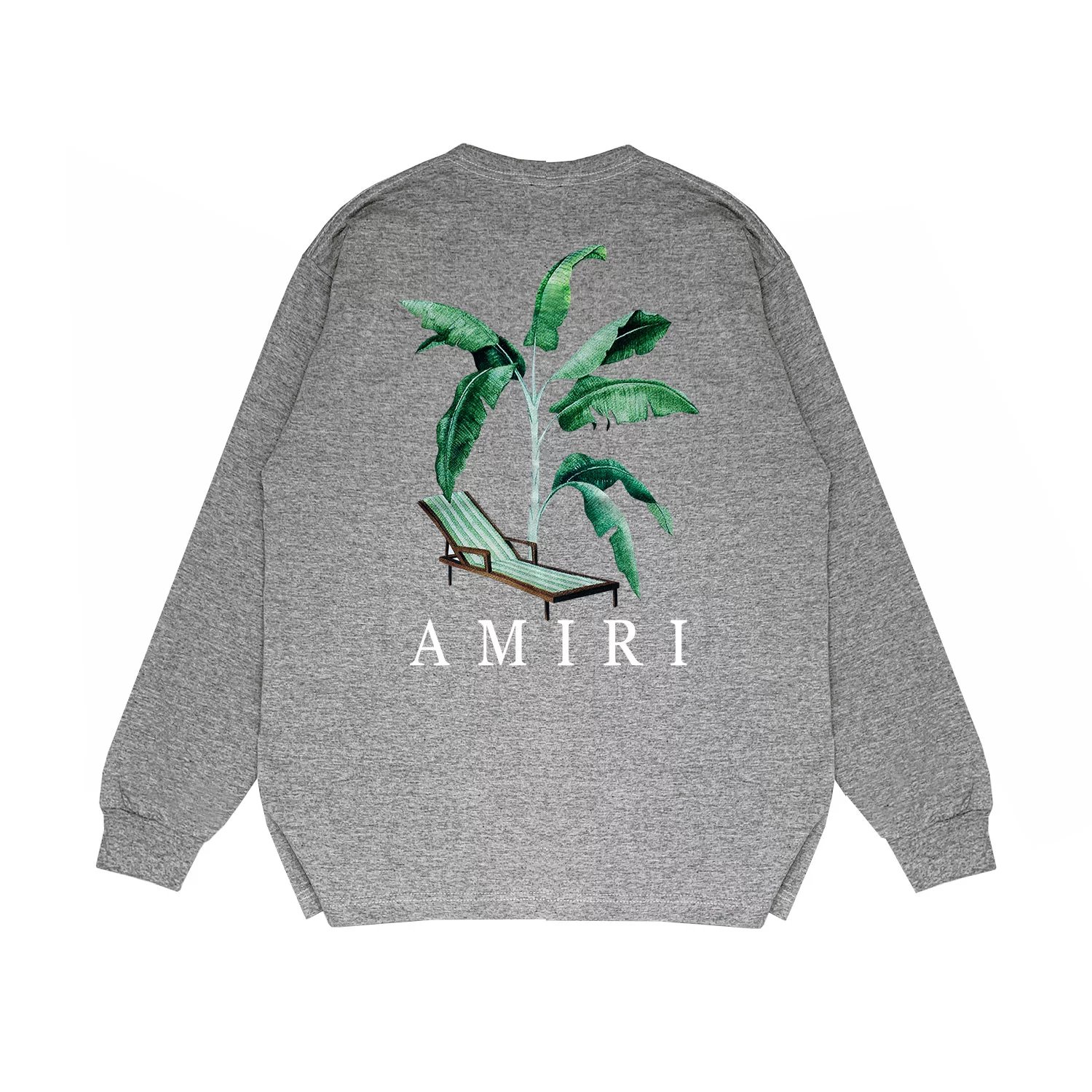 Amiri Grey Long Sleeve T-Shirt