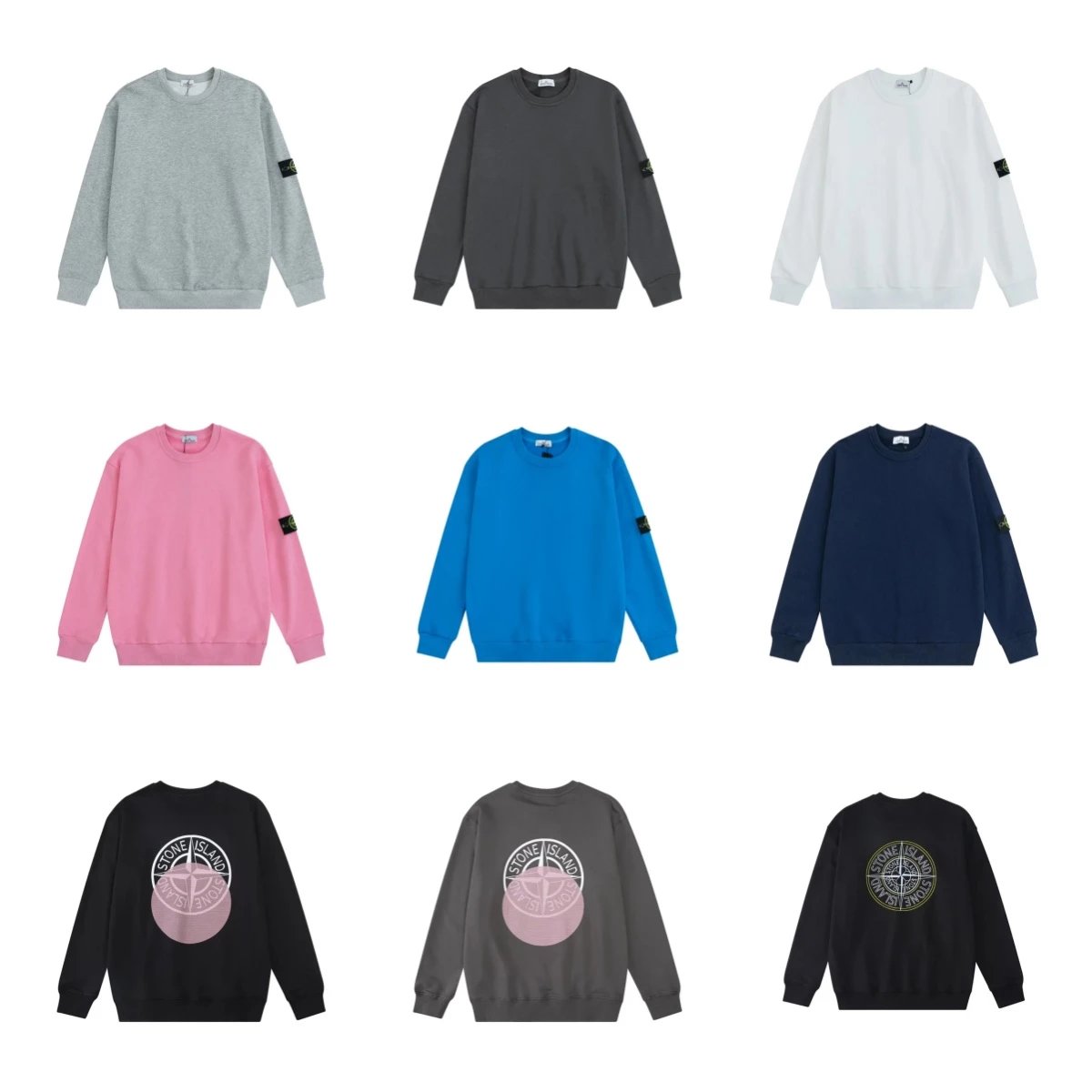 Stone Island Crewneck Sweatshirt in Various Colors