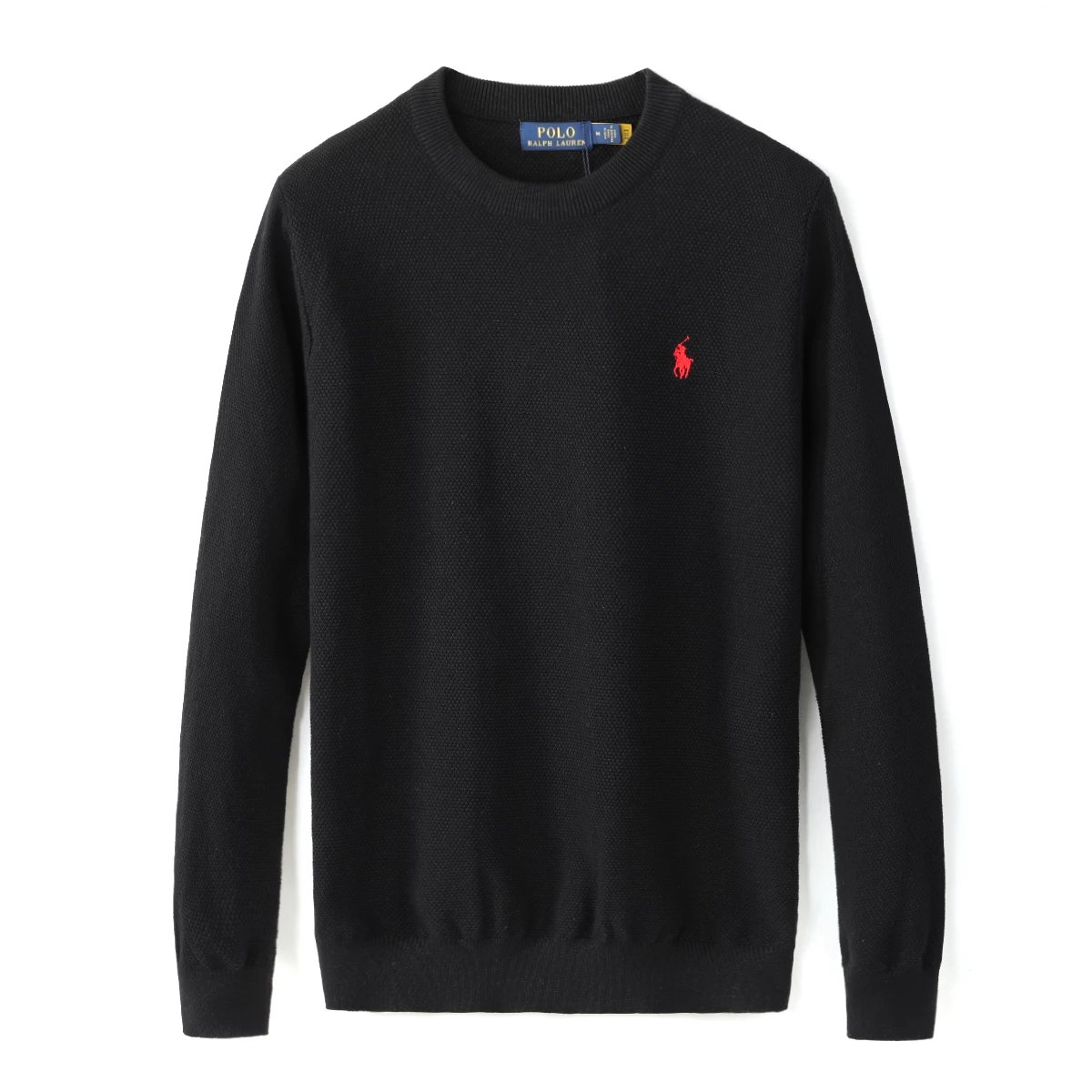 Polo Ralph Lauren Black Round Neck Knit Sweater