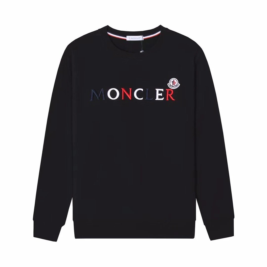 Moncler Black Long Sleeve Sweatshirt