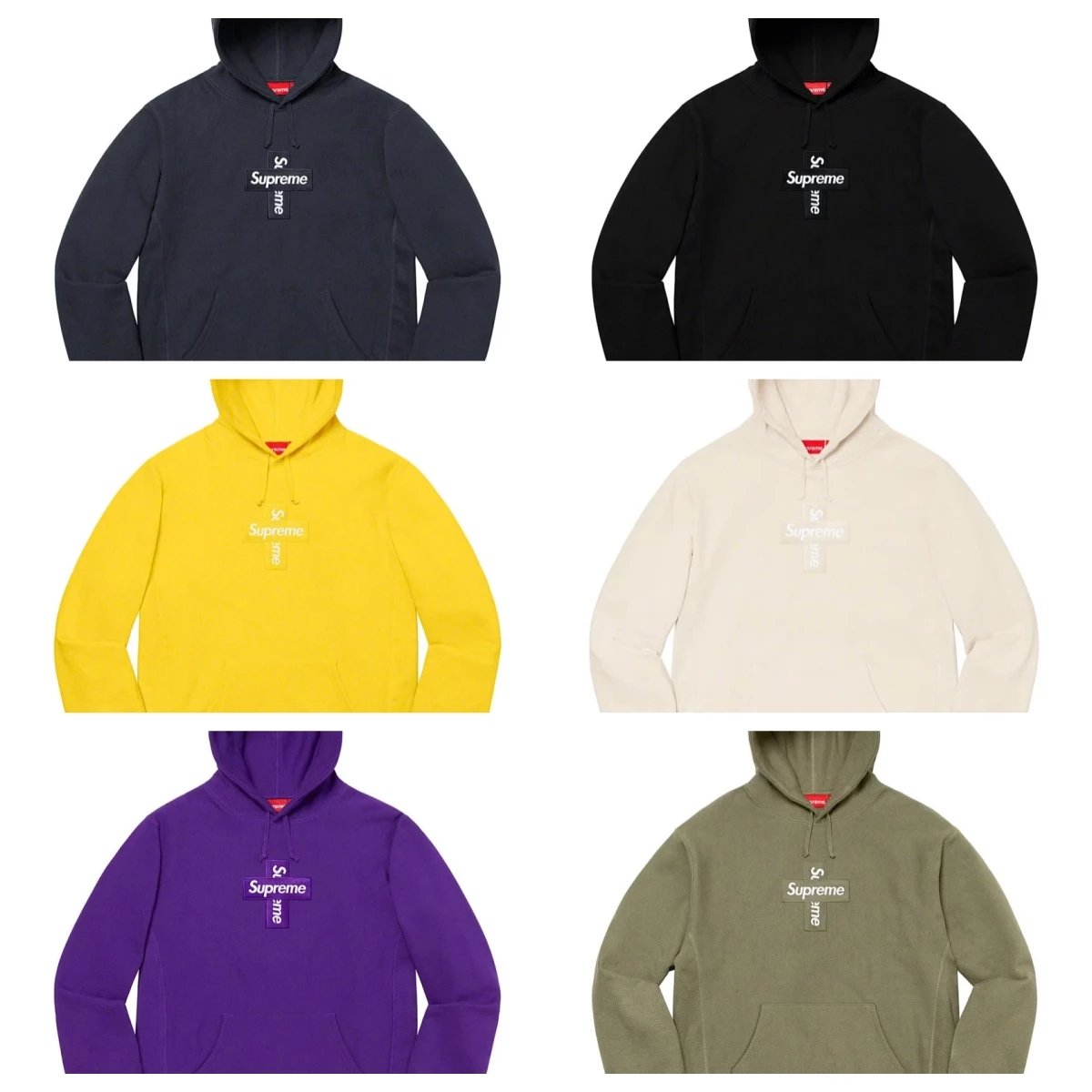 Supreme Hoodie in Various Colors