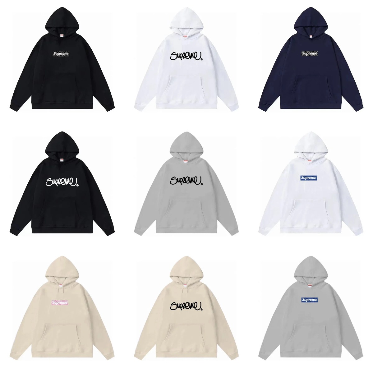 Supreme Hoodie in Various Colors