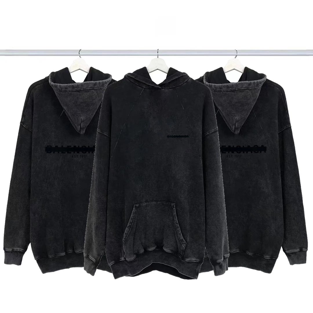 Balenciaga Black Oversized Hoodie