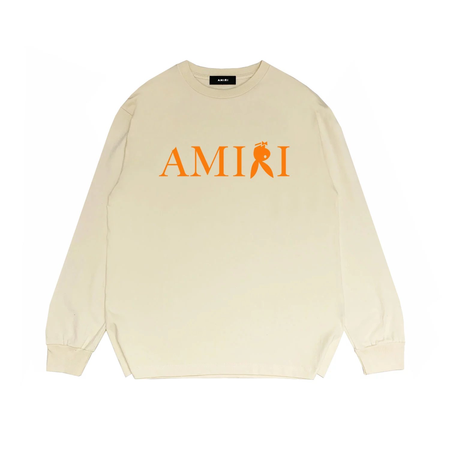 Amiri Beige Long Sleeve T-Shirt