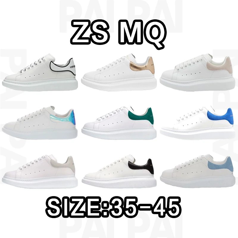 ZS MQ White Sneakers with Colorful Accents