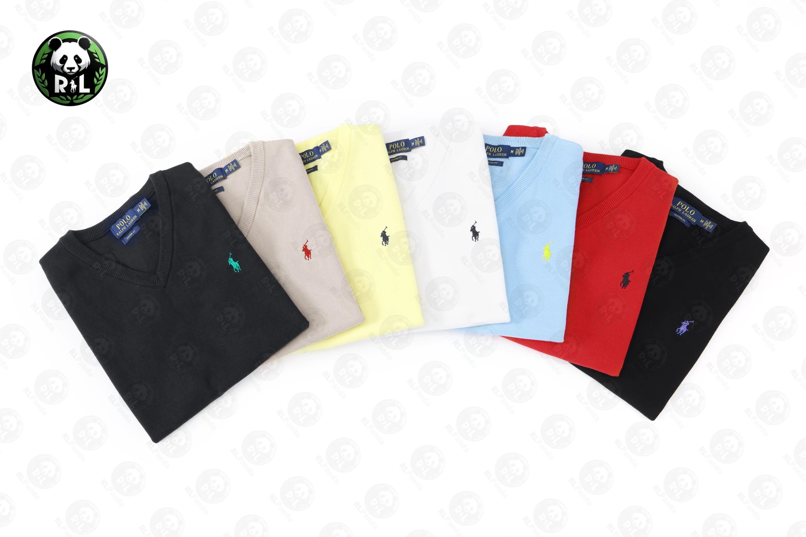 Polo Ralph Lauren Black V-Neck Sweater